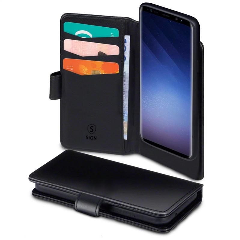 SiGN Wallet Cover for Samsung Galaxy S22 Ultra - Black