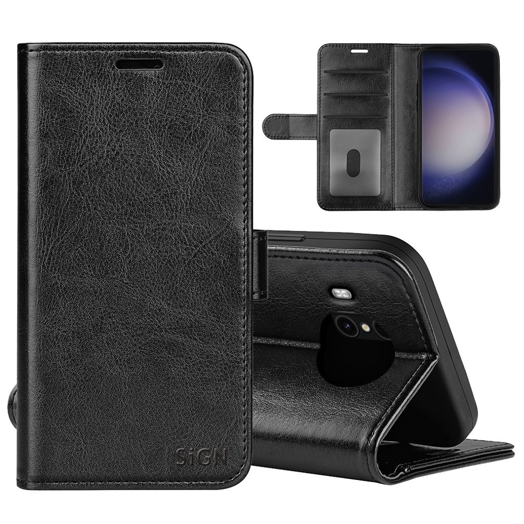 SiGN Wallet case for Samsung Galaxy S24 - Black — SiGN