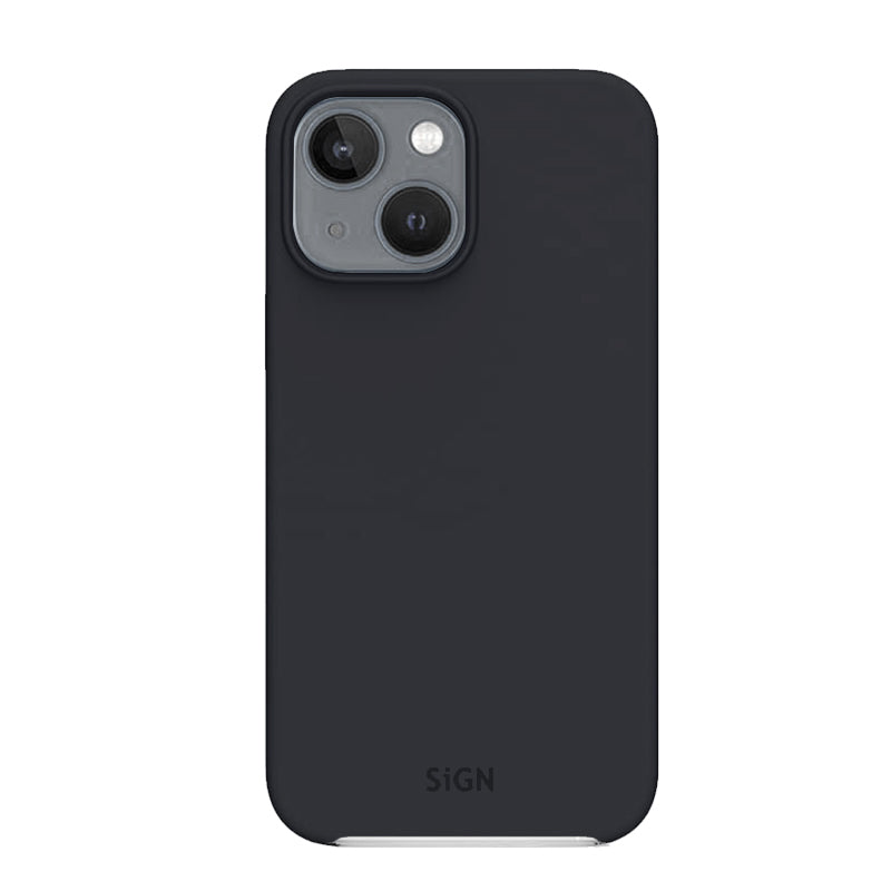 SiGN Liquid Silicone Case for iPhone 13 - Black — SiGN