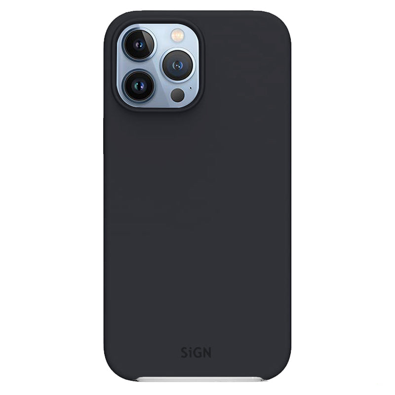 SiGN Liquid Silicone Case for iPhone 13 Pro - Black — SiGN