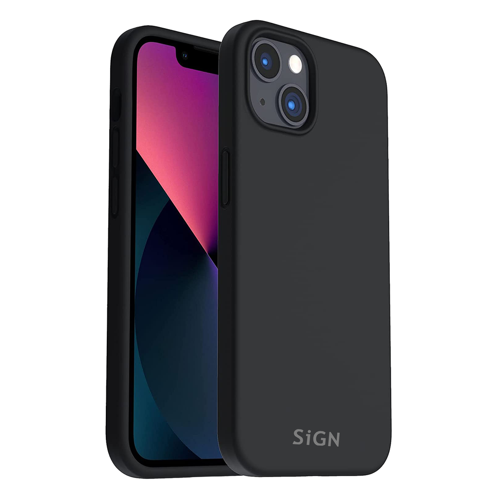 SiGN Liquid Silicone Case for iPhone 14 Plus - Black