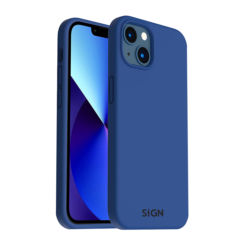 SiGN Liquid Silicone Case for iPhone 14 Plus - Blue