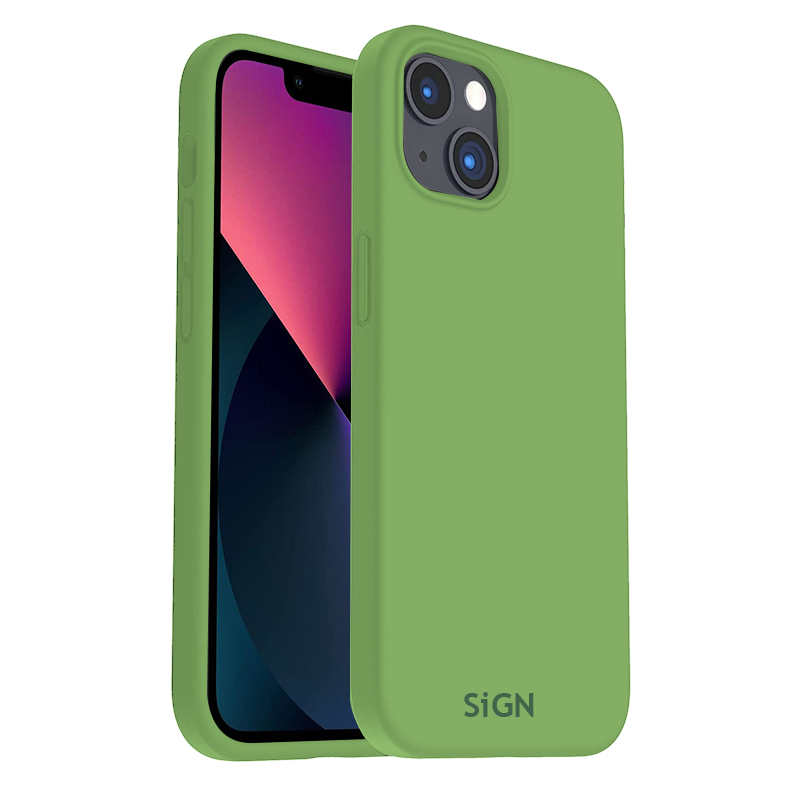 SiGN Liquid Silicone Case for iPhone 14 Plus - Green