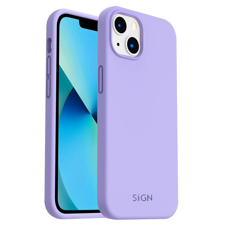 SiGN Liquid Silicone Case for iPhone 14 Plus - Purple