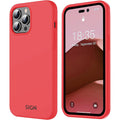 SiGN Liquid Silicone Case for iPhone 14 Pro - Red