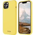 SiGN Liquid Silicone Case for iPhone 15 - Yellow — SiGN