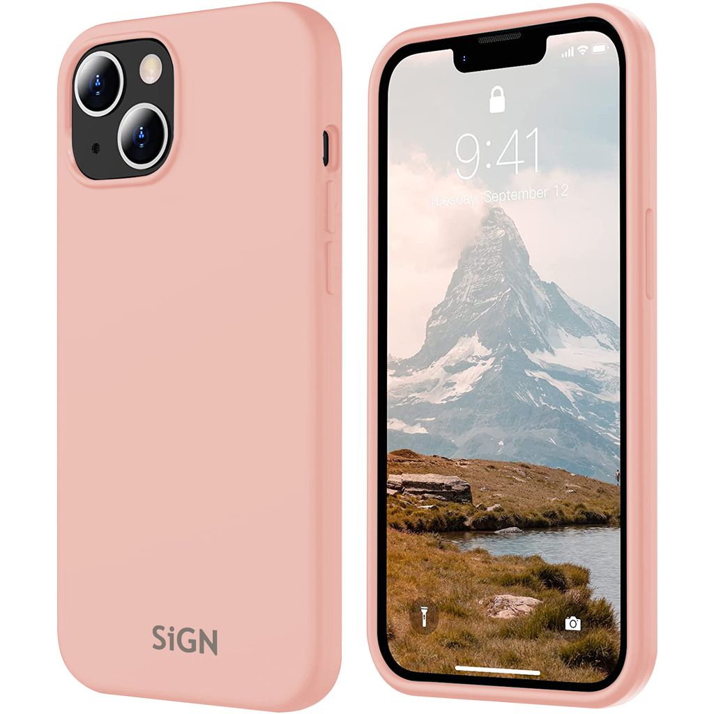 SiGN Liquid Silicone Case for iPhone 15 plus - Pink — SiGN