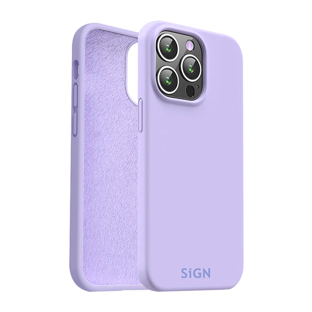 SiGN Liquid Silicone Case for iPhone 15 Pro - Purple — SiGN