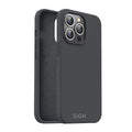 SiGN Liquid Silicone Case for iPhone 15 Pro Max - Black