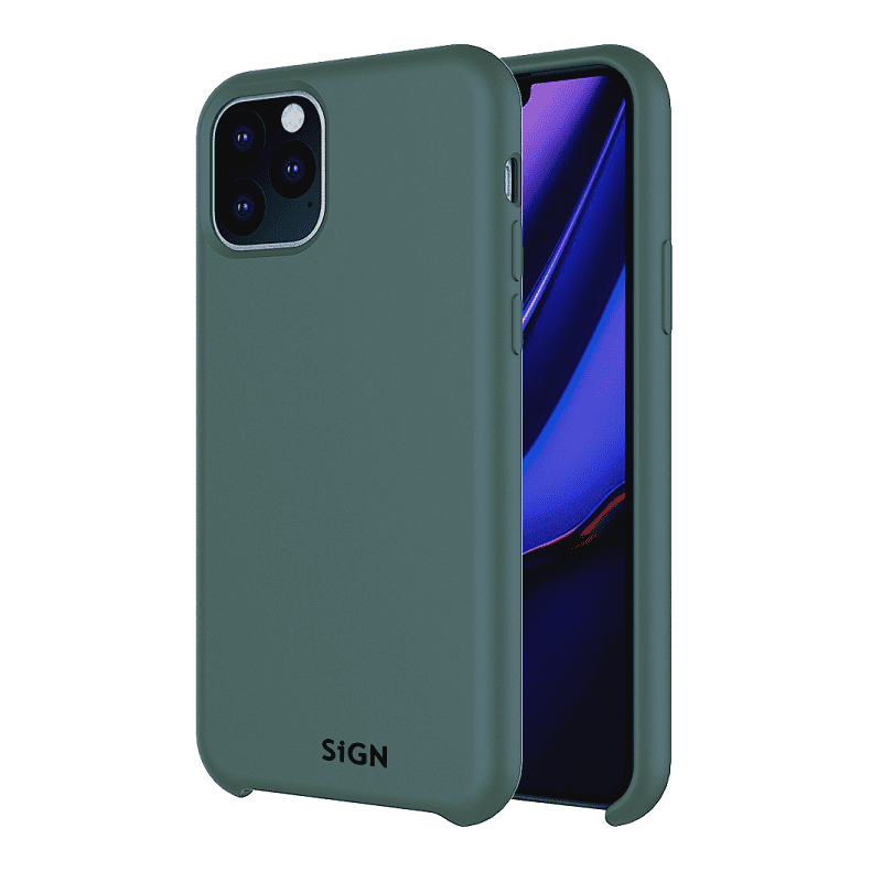 SiGN Liquid Silicone Case for iPhone 12 Mini - Green