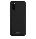 SiGN Liquid Silicone Case for Samsung Galaxy S20 - Black — SiGN
