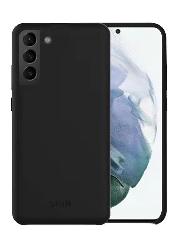 SiGN Liquid Silicone Case for Samsung Galaxy S21 - Black