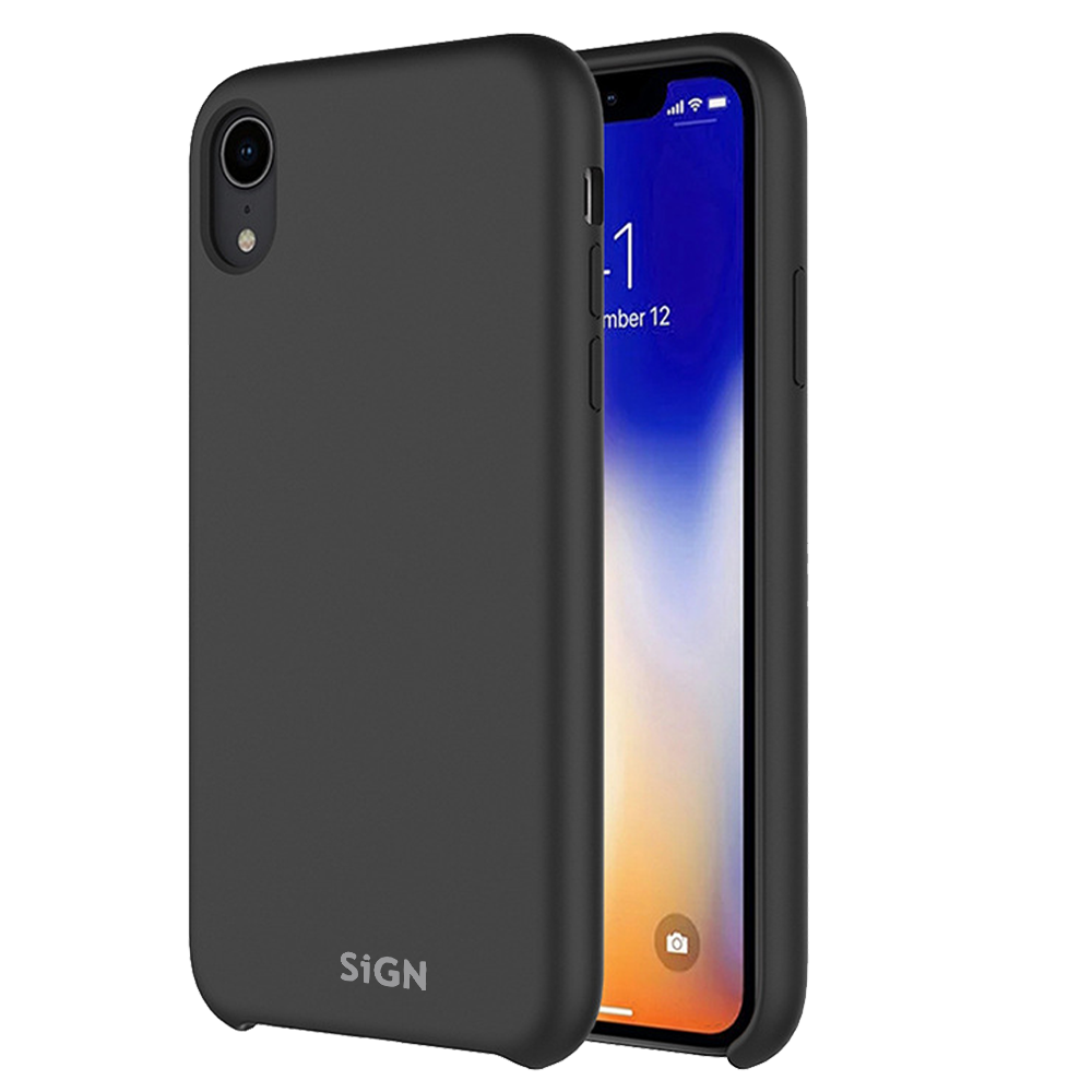 SiGN Liquid Silicone Case for iPhone X & XS - Black — SiGN