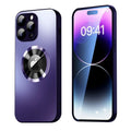 SiGN Magnetic Cover for iPhone 14 Pro Max with lens protection and Logo View - Purple