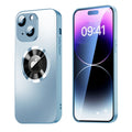SiGN Magnetic Case iPhone 15 Plus with lens protection and logo view - Blue