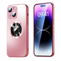 SiGN Magnetic Case iPhone 15 Plus with lens protection and logo view - Pink