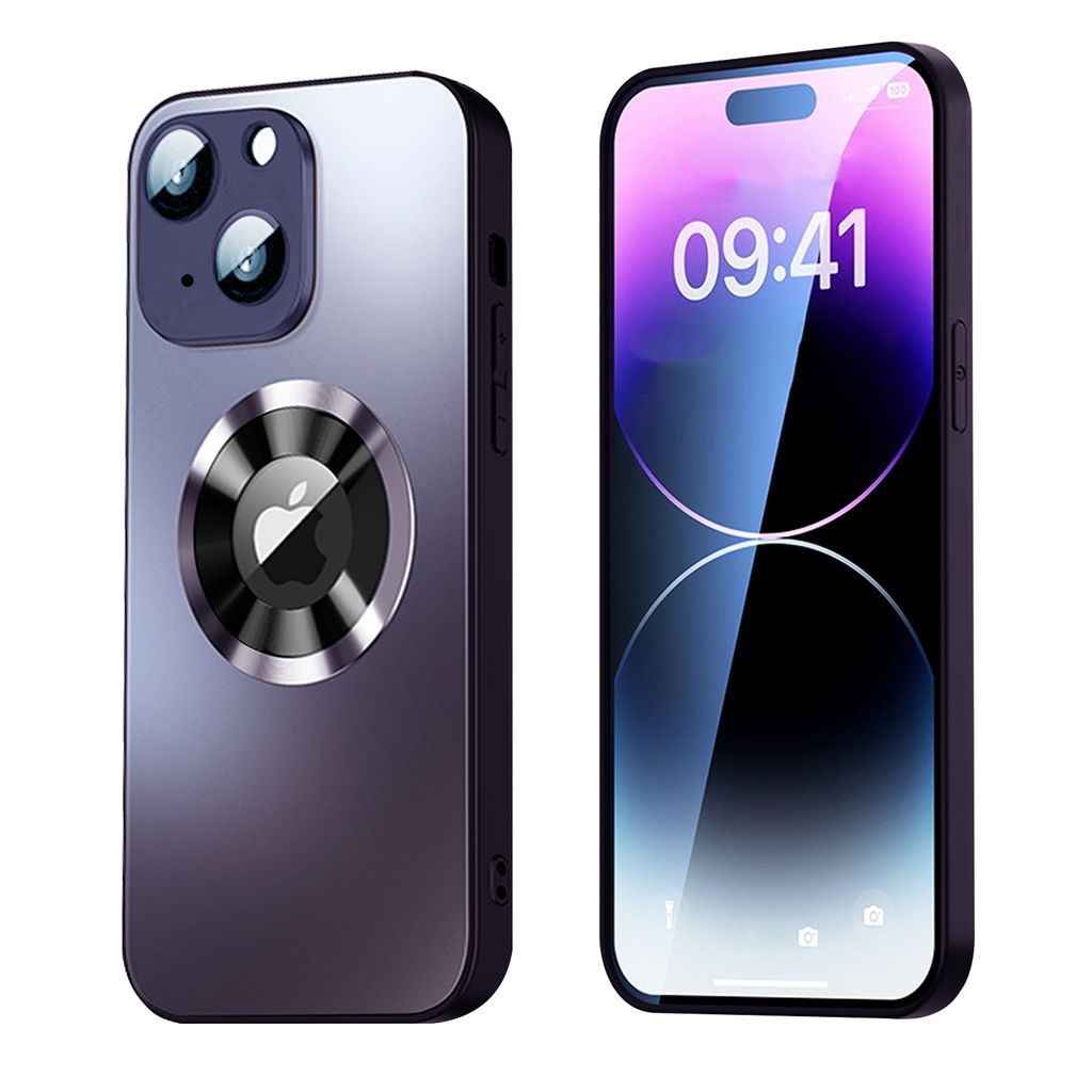 SiGN Magnetic Case iPhone 15 with lens protection and logo view - Black — SiGN