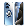 SiGN Magnetic Case iPhone 17 Pro Max with lens protector and logo view - Blue