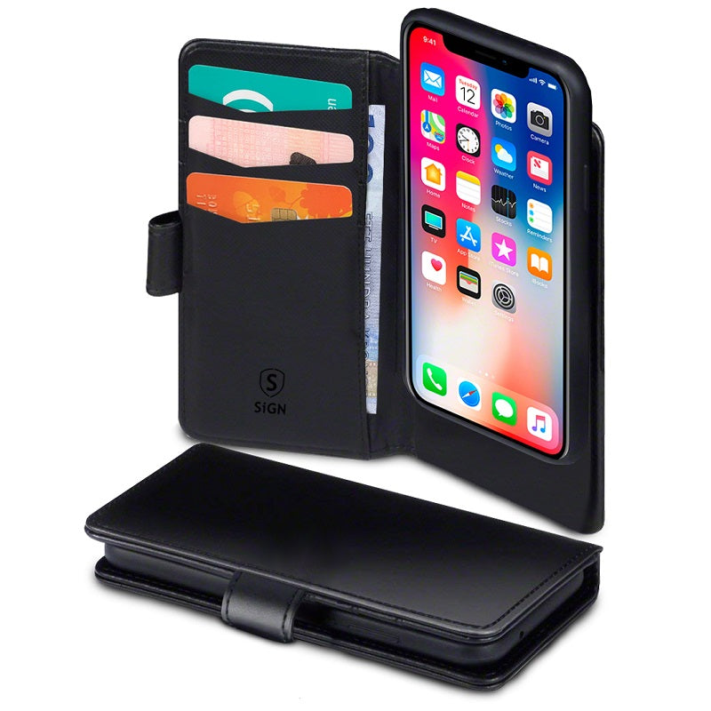 SiGN Wallet Cover 2-in-1 for iPhone 11 & XR - Black