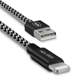 SiGN Skin Lightning Cable 2.4A, 3m - Black/White — SiGN