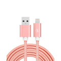 SiGN USB to Lightning Cable, 2.1A, 3m, Nylon - Pink