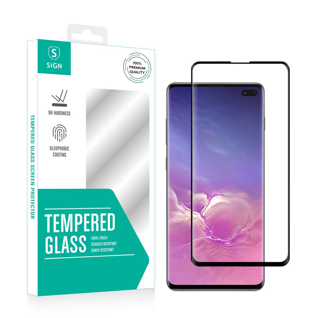 Samsung Galaxy S10 Plus SiGN 3D Curved Screen Protector Tempered Glass