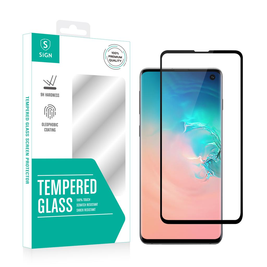 SiGN 3D Curved Screen Protector Tempered Glass Samsung Galaxy S10 — SiGN
