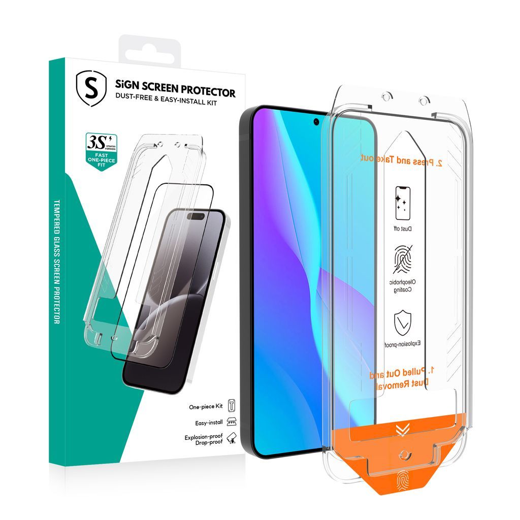 SiGN Screen Protector Samsung Galaxy S23 – EZ Apply with dust free applicator