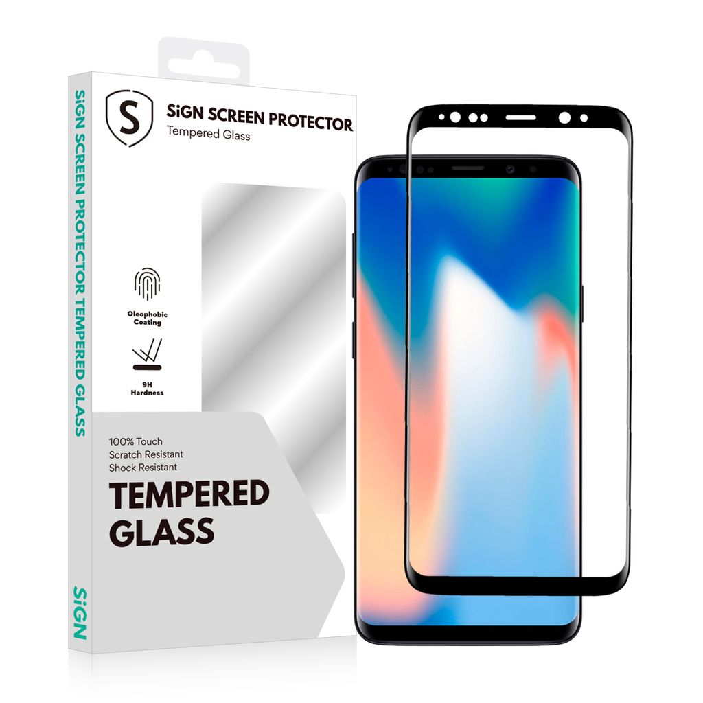 Samsung Galaxy S9 SiGN 3D Sceen Protector Tempered Glass Incl. Montage — SiGN