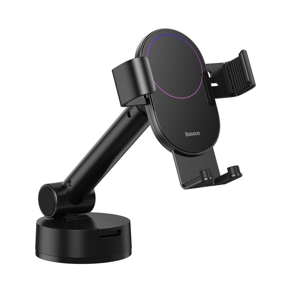 Baseus Simplism gravity car mount holder with suction base Black — Baseus