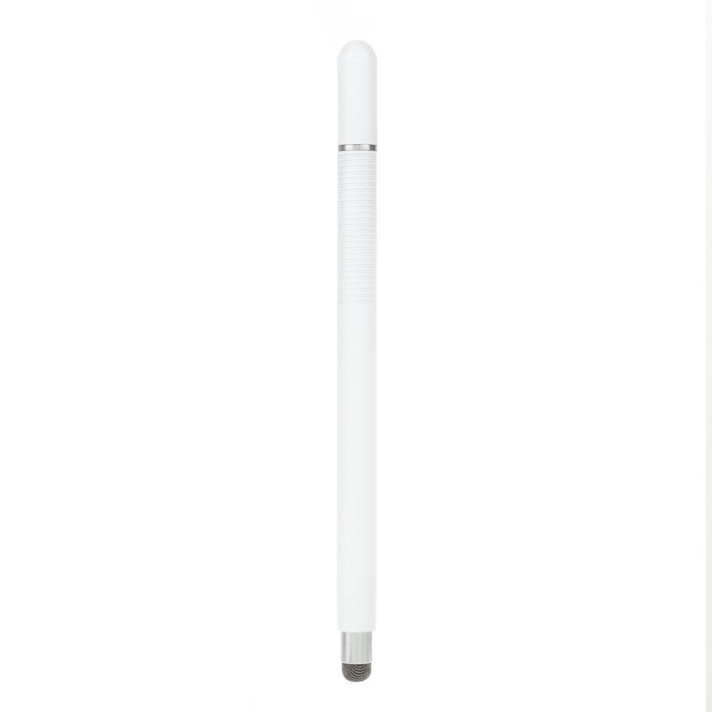 Universal 2-in-1 Stylus Pen for Touch Screens - White