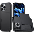 iPhone 16 Pro Cover with card slot - Black — Övrigt