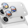 RURIHAI iPhone 18 Pro Lens Protector with Aluminum Frame - Silver — RURIHAI