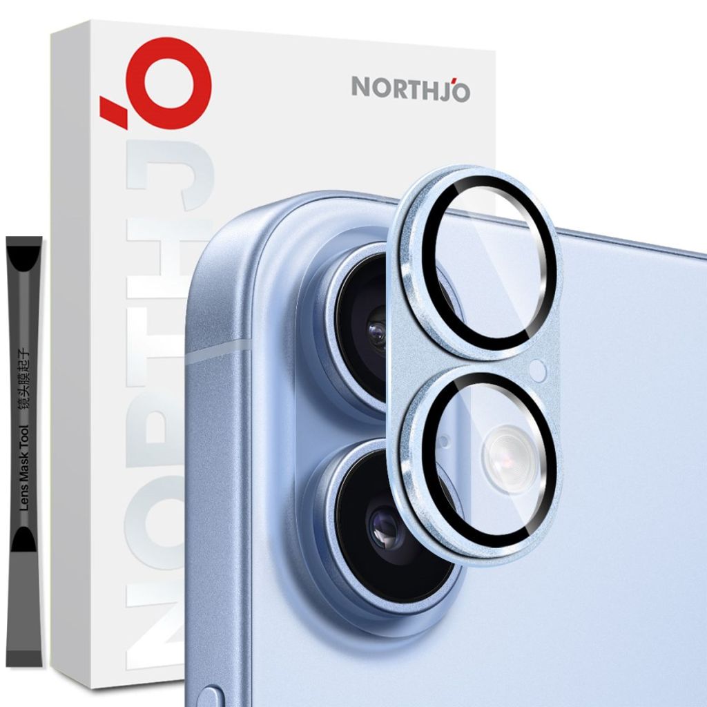 NORTHJO iPhone 17 Lens protector - Blue — NORTHJO
