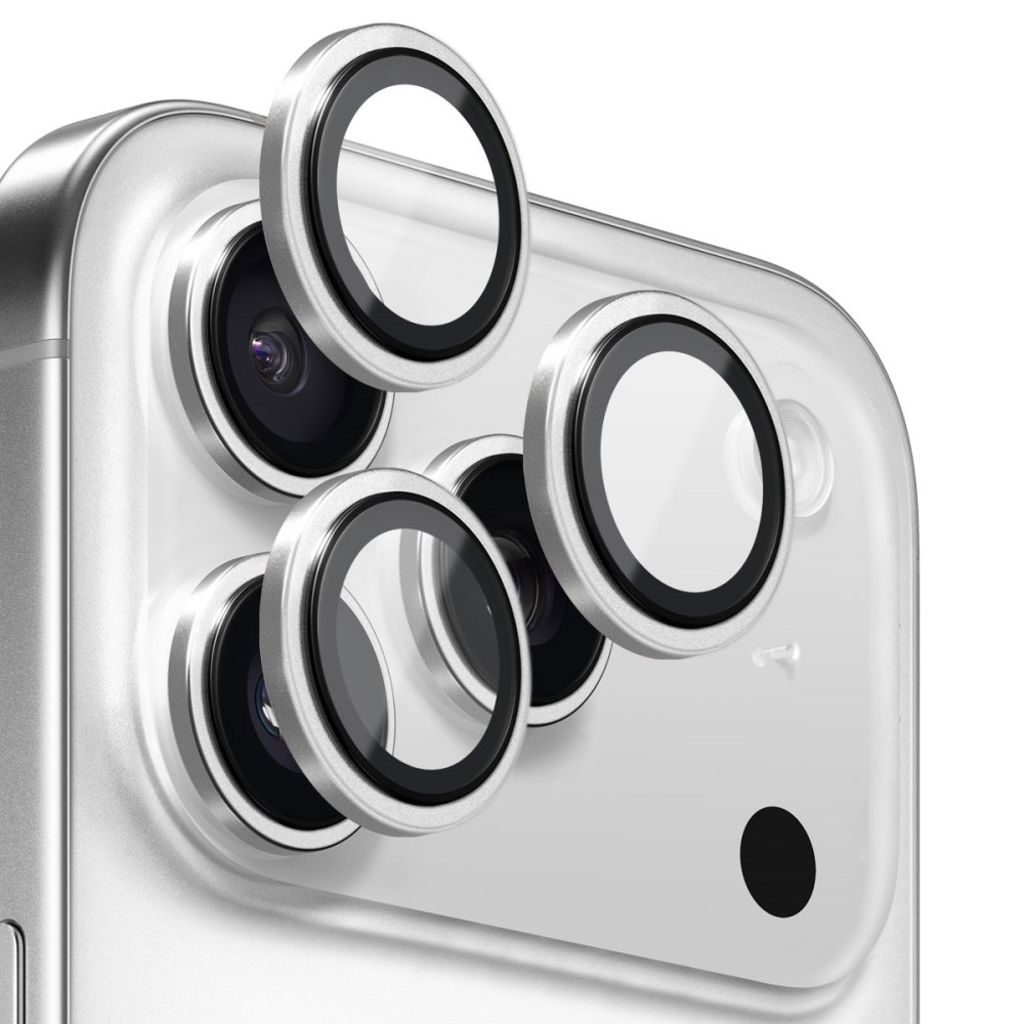 NORTHJO iPhone 17 Pro Max / 17 Pro Lens protector 9H - Silver — NORTHJO