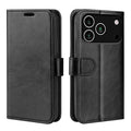 iPhone 18 Pro Max/17 Pro Max Wallet Cover in PU-leather - Black — Övrigt