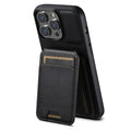 SUTENI iPhone 14 Pro Wallet Case Card Holder - Black