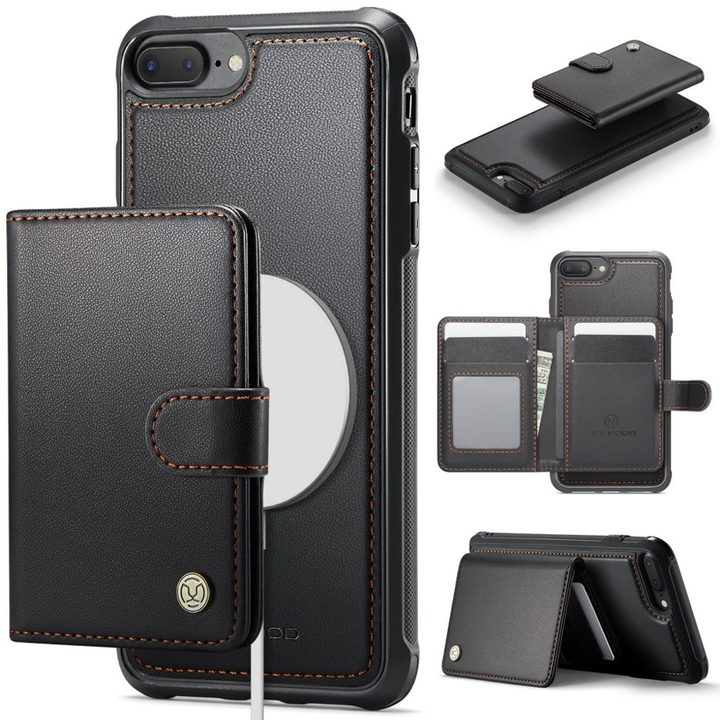 JEEHOOD iPhone 7 Plus / 8 Plus Case with MagSafe - Black