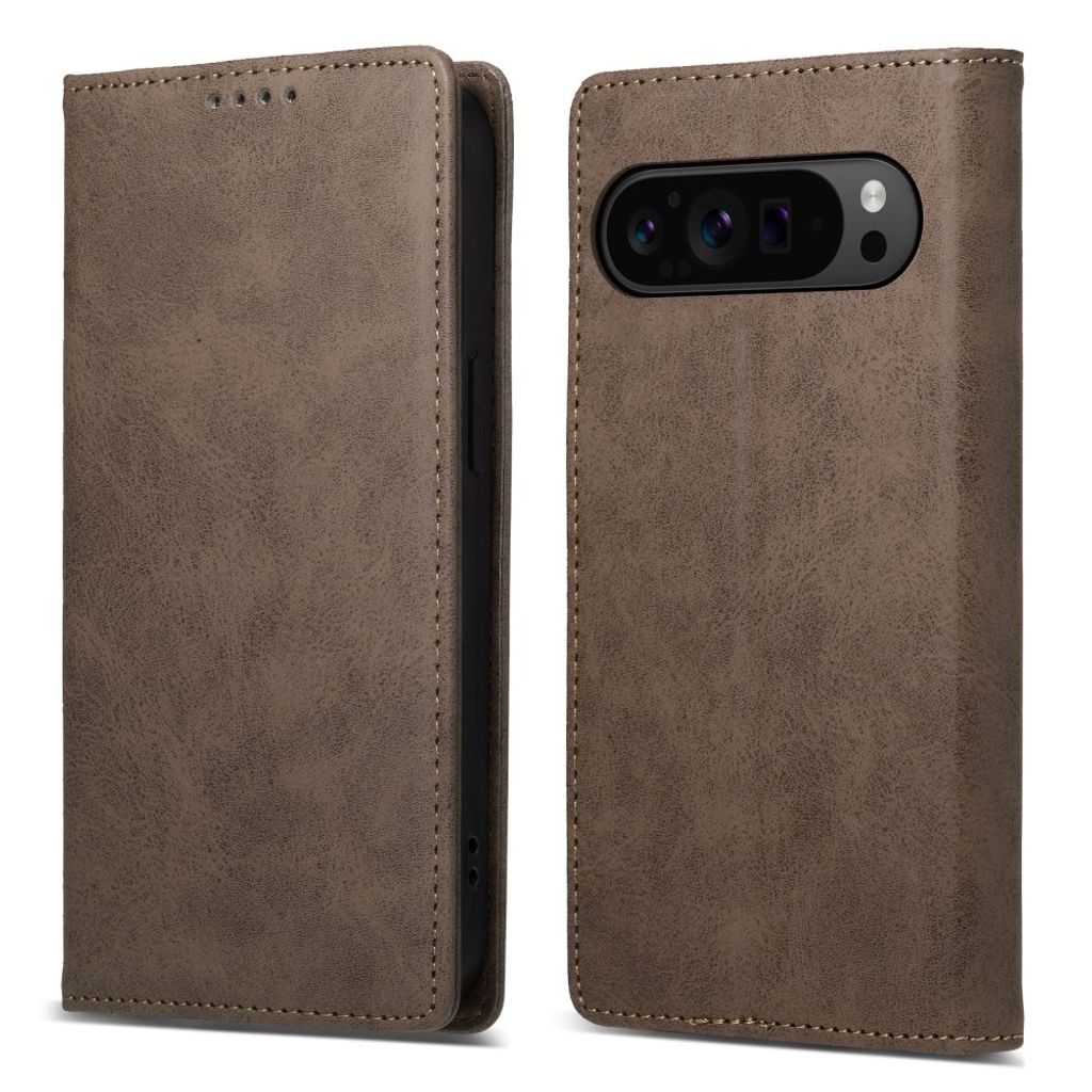 Google Pixel 11 / 11 Pro Wallet Cover PU-leather - Brown — Google
