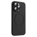 iPhone 15 Pro MagSafe Case Liquid Silicone with Lens Protector - Black — Övrigt