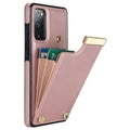 Samsung Galaxy S20 FE 5G etc. Case with card holder - Rose Gold