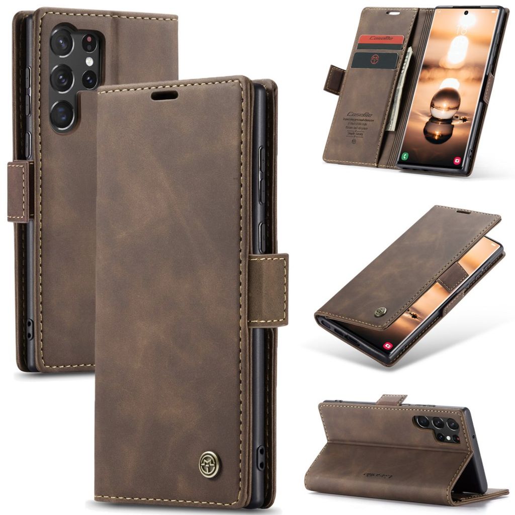 CASEME Samsung Galaxy S24 Ultra phone cover - Dark brown — CASEME