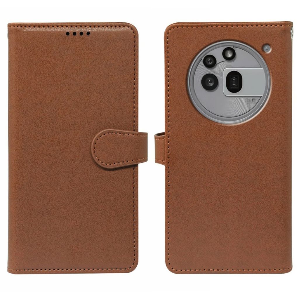 Nothing Phone (3a) Pro Cover with 9 Card slots - Brown