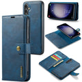 DG.MING Samsung Galaxy A36 5G Cover with Wallet - Blue — DG.MING