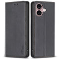 BINFEN COLOR iPhone 16 Plus Wallet Cover Magnetic Closure – Black