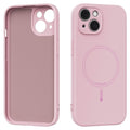 ABEEL iPhone 13 Case MagSafe Liquid Silicone – Pink
