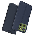 Motorola Edge 70 5G Wallet Cover Card Holder Stand - Blue — Övrigt