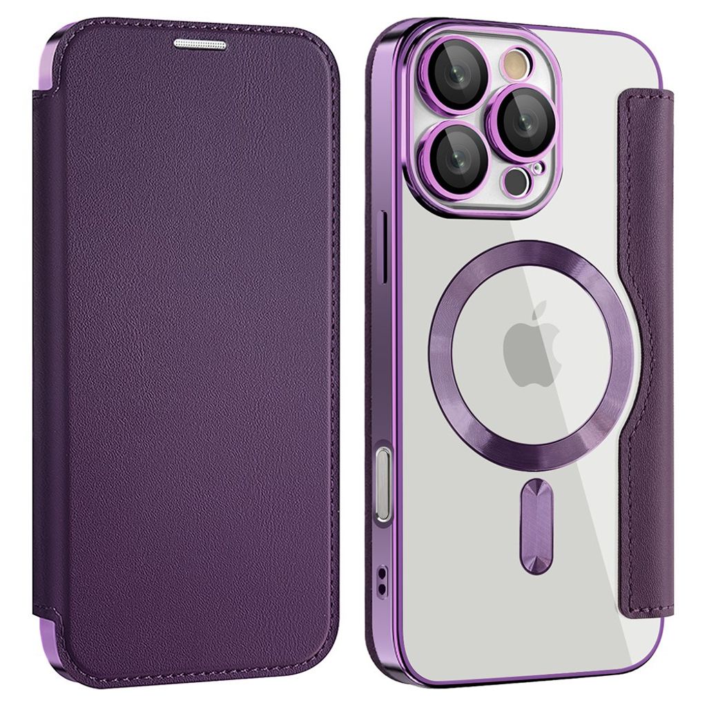 iPhone 16 Pro Max Cover with card slots - Purple