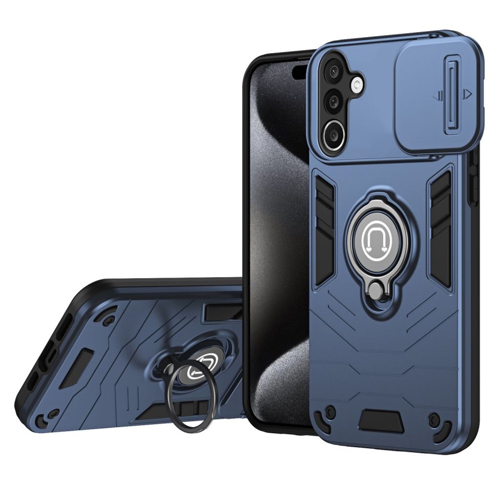 Samsung Galaxy A27 5G Case Slide Camshield Kickstand - Blue — Samsung