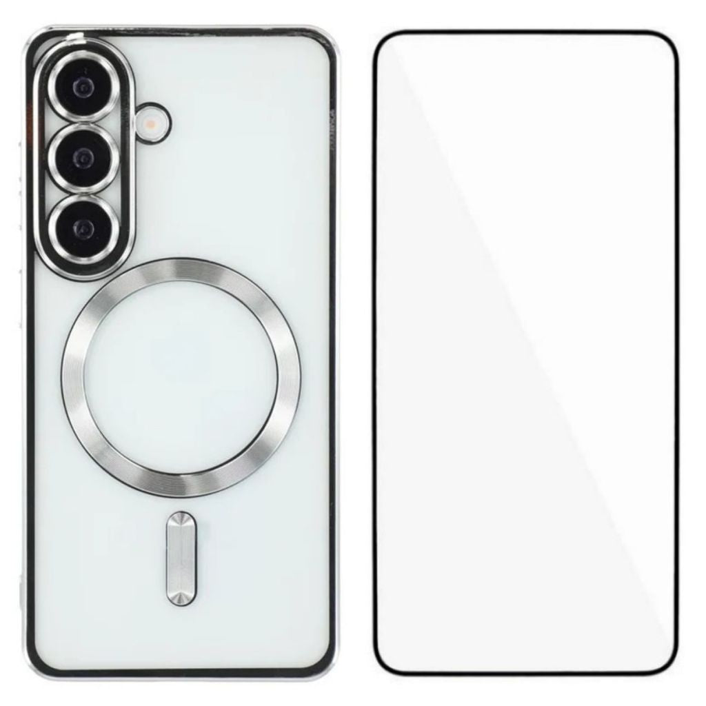 Samsung Galaxy S25 FE MagSafe Case with Screen Protector - Silver — Samsung